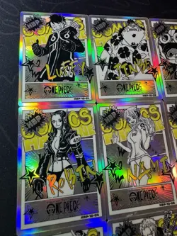 One Piece Collectible Manga Full Art Character Anime 9 Waifu Cards CCG - Image 2