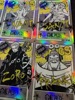 One Piece Collectible Manga Full Art Character Anime 9 Waifu Cards CCG - Image 4