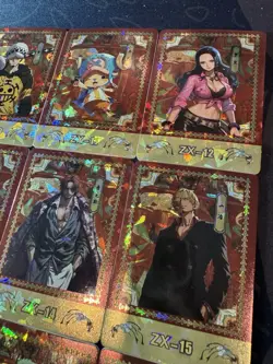One Piece Collectible Foiled Character Anime 18 Waifu Cards CCG Limited - Image 4