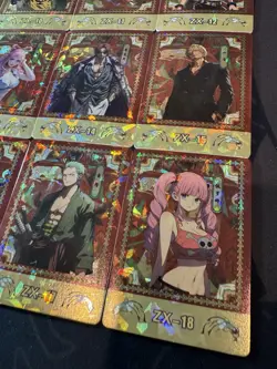 One Piece Collectible Foiled Character Anime 18 Waifu Cards CCG Limited - Image 5