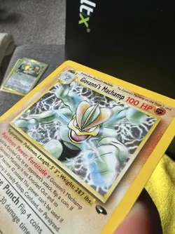 Giovanni’s Machamp Holo Rare Gym Challenge 6/132 Lp Mp Wotc Pokemon Cards - Image 3