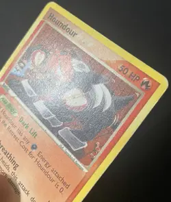 Houndour 60/109 Team Rocket Returns Regular *DAMAGED* Pokemon Card - Image 3