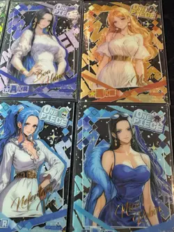 One Piece Collectible Wedding Series Character Anime 9 Waifu Plastic Cards CCG - Image 3