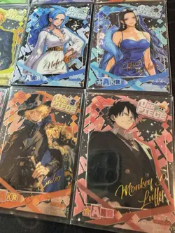 One Piece Collectible Wedding Series Character Anime 9 Waifu Plastic Cards CCG - Image 4