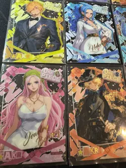 One Piece Collectible Wedding Series Character Anime 9 Waifu Plastic Cards CCG - Image 5