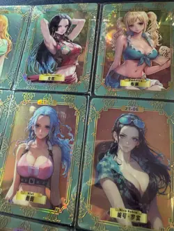 One Piece Collectible Bikini Character Anime 9 Waifu Plastic Cards CCG - Image 3