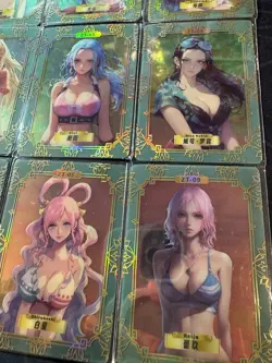 One Piece Collectible Bikini Character Anime 9 Waifu Plastic Cards CCG - Image 4