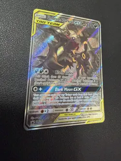 Pokemon TCG Umbreon Darkrai Tag Team GX SM241 Promo Card Near Mint - Image 3