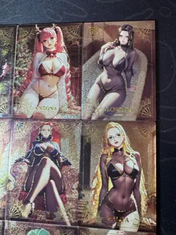 One Piece 9 x Collectible Character Anime Waifu Cards CCG Vintage Style Limited - Image 3