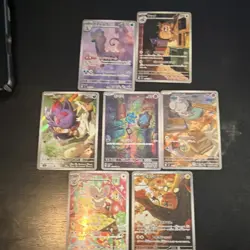 Pokemon Japanese AR 7 card Lot! Beautiful cards! - Image 1
