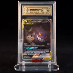 Gengar & Mimikyu GX SR CSM2bC-163/150 Pokemon Card Chinese #APH GRADE 10 #1 - Image 1