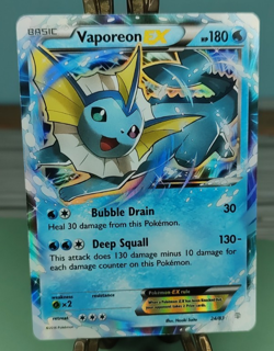Pokemon TCG Vaporeon EX 24/83 XY Generations Ultra Rare Trading Card TCG - Image 1