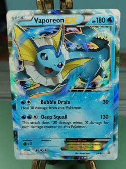 Pokemon TCG Vaporeon EX 24/83 XY Generations Ultra Rare Trading Card TCG - Image 2