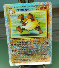 Pokemon Primeape 59/110 Legendary Collection Reverse Holo Trading Card TCG - Image 3
