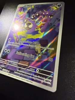 Pokemon Gastly SV05: Temporal Forces Illustration Rare Full Art Holo Card CLEAN - Image 3