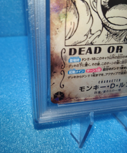 PSA 10 One Piece Card OP05-119 Monkey D. Luffy WANTED Parallel New Emperor JP - Image 4