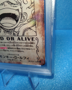 PSA 10 One Piece Card OP05-119 Monkey D. Luffy WANTED Parallel New Emperor JP - Image 5