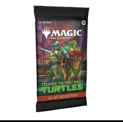 x5 Magic The Gathering: Teenage Mutant Ninja Turtles Play Booster Pack- Sealed - Image 1