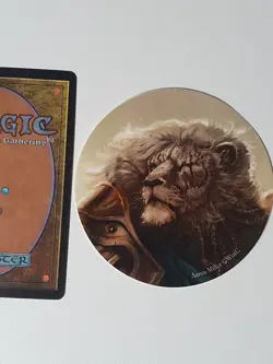 Sticker: Ajani, Mentor of Heroes, Journey Into Nyx, Aaron Miller MtG Magic Merch - Image 1