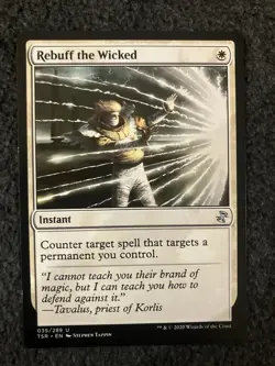 Magic The Gathering MTG - Rebuff the Wicked - Time Spiral Remastered - Image 1