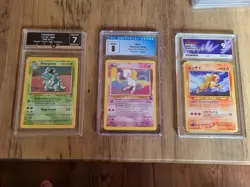 Pokemon Cards Slabs Graded 7,8,9 Bundle Vintage 2000 - Image 1