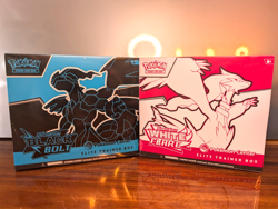 Pokemon Center DUO Scarlet Violet White Flare Black Bolt ETB Elite trainer box - Image 1