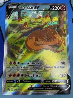 Charizard V SWSH260 Black Star Promo Full Alternate Alt Art Pokemon Card - Image 1