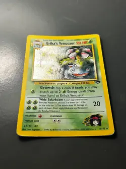 Pokemon Erika’s Venusaur 4/132 Gym Heroes Holo Rare Vintage WOTC Original - Image 4