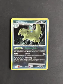 Pokemon TCG Tyranitar Stormfront Holo Exclusive Cosmos Rare 30/100 2008 Nintendo - Image 1