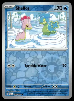 SHELLOS 046/191 Common Surging Sparks Pokemon Reverse Holo NM - Image 1