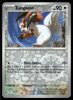 ZANGOOSE - 149/191 Common Surging Sparks Pokemon Reverse Holo NM - Image 1