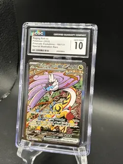 Pokemon Japanese Raging Bolt ex 222/187 SV8a Terastal Fest SAR CGC Gem Mint 10 - Image 1