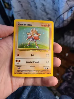 Pokemon - Hitmonchan - Base Set 7/102 - Holo Rare - Image 1