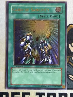 Card of Sanctity TLM-EN037 Ultimate Rare 1st Edition YuGiOh! VLP EURO - Image 3