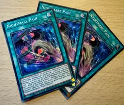 Yu-Gi-Oh! TCG 3x Nightmare Pain 25LP-EN005 Secret Rare WC2025 - Playset - Image 1