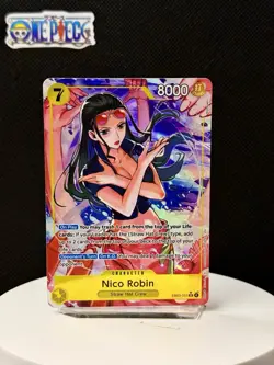 One Piece Card Game 🏴‍☠EB03 - 055 Nico Robin SR NM Alt Art Foil ENGLISH - Image 1