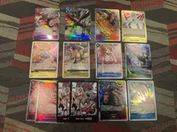 Lot of 14 One Piece Cards All NM R,SR,SEC - Image 1