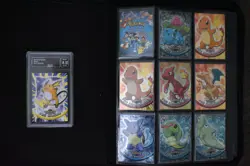Pokemon Topps Card Lot - 110 Cards - Binder included - Image 1