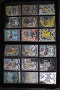 Pokemon Topps Card Lot - 110 Cards - Binder included - Image 2