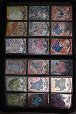 Pokemon Topps Card Lot - 110 Cards - Binder included - Image 3