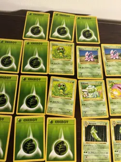 VINTAGE SHADOWLESS Pokemon Base Set Collection - Lot of 51 Cards - GRASS TYPE - Image 4