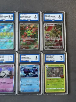 Pokemon Graded Slab Bundle Lot Of Ten Cards AR, CHR, Holo, Trick Or Trade AEY - Image 4
