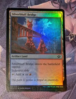 MTG *FOIL * Modern Horizons 2 Common SILVERBLUFF BRIDGE NM - Image 1