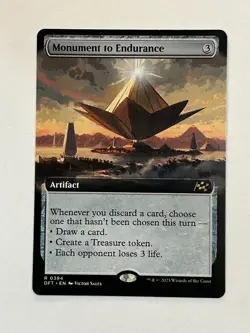 MTG Monument to Endurance Extended DFT 394 Nonfoil R Lightly Played - Image 1