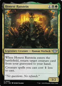 MTG - Honest Rutstein - Near Mint U/C. OTJ Set. 0207. - Image 1