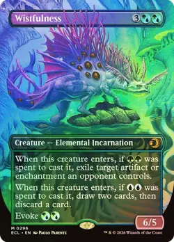 Wistfulness Foil Showcase Lorwyn Eclipsed NM MTG - Image 1