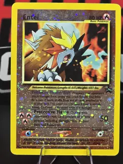 Pokemon TCG Entei Wizards Black Star Promos 34 Holo Promo Promo - Image 1