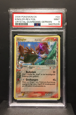 2006 Kingler Reverse Holo | EX Crystal Guardians | PSA 9 Mint | deutsch Pokemon - Image 1
