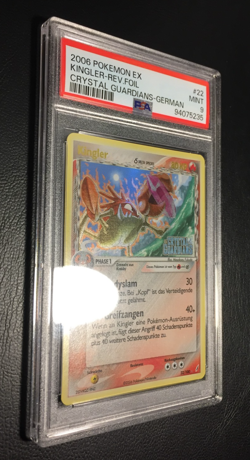 2006 Kingler Reverse Holo | EX Crystal Guardians | PSA 9 Mint | deutsch Pokemon - Image 5