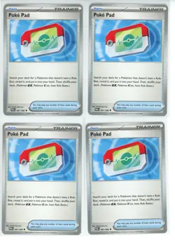 4x Poke Pad - 081/088 - ME03: Perfect Order (ME03) Pokemon Playset x4 - Image 1